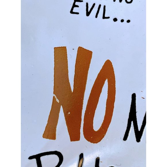 Vintage See Hear See no Evil Monkey Trinket Dish - Picture 5 of 8